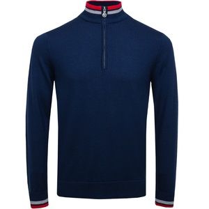 G/FORE 12 GUAGE 1/4 ZIP GOLF SWEATER MERINO WOOL